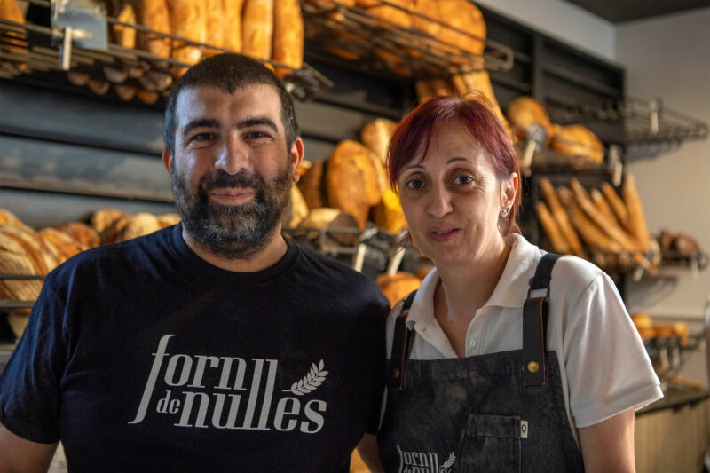 Jordi Gasque i Ioli Fontanals, del Forn de Nulles, per Vilaniu Comunicació